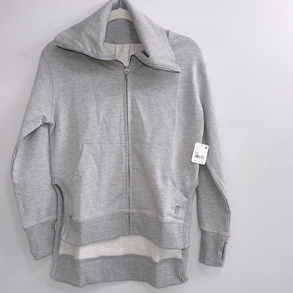 FREE PEOPLE Baseline Zip Up Sweatshirt - Picture 4 of 7